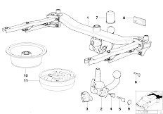 E36 320i M52 Cabrio / Equipment Parts/  Trailer Coupling