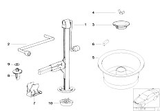 E36 323i M52 Touring / Equipment Parts/  Car Tool Lifting Jack