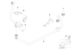 E66 740Li N62N Sedan / Fuel Preparation System/  Fuel Tank Breather Valve