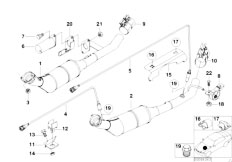 E53 X5 4.6is M62 SAV / Exhaust System Catalyst Lambda Probe