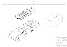 E46 325Ci M54 Cabrio / Communication Systems/  Retrofit Kit Car Phone Cordless