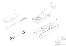 E46 330Ci M54 Cabrio / Communication Systems/  Single Parts F V Series Centre Console