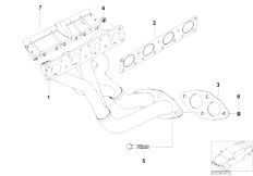 E46 318Ci N46 Coupe / Engine/  Exhaust Manifold