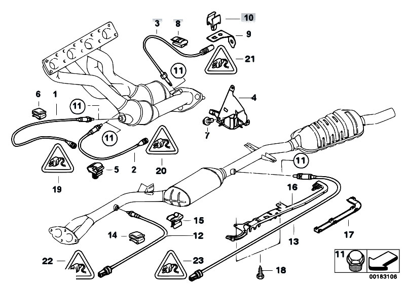 thumbnail image 2 of JMJ Catalyst Converter Pipe For BMW E46 3 Series 316 318 – Sedan, Coupe, Touring, Wagon 2 of 4