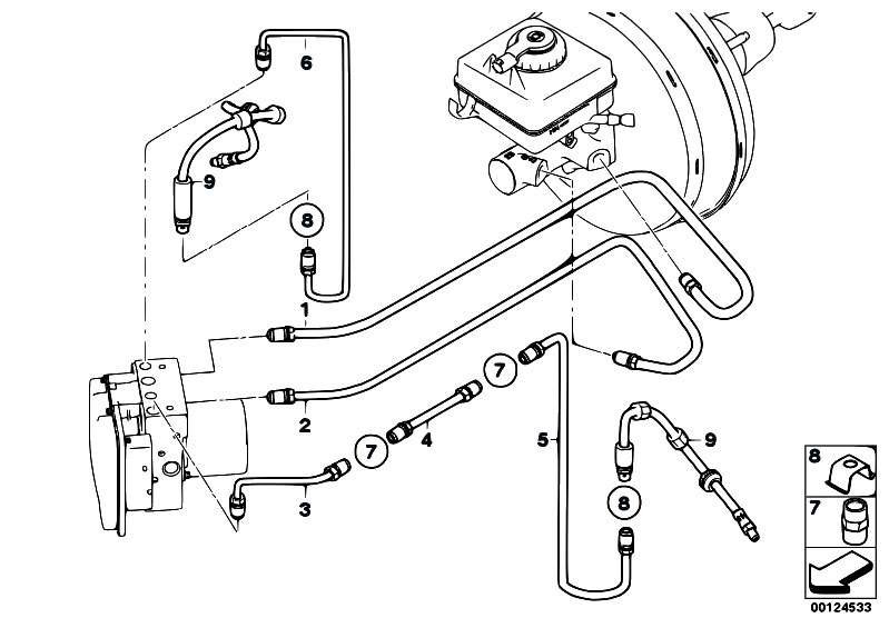bmw brakes diagram  | 799 x 565