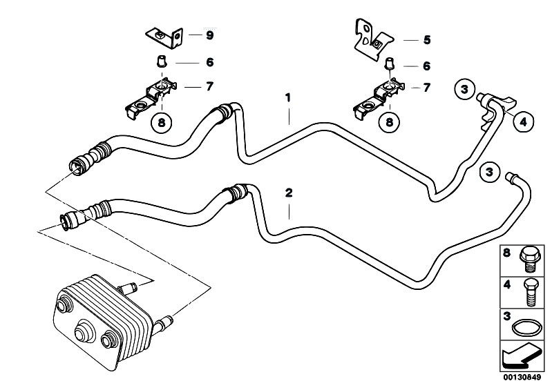 Original Parts For E53 X5 4 4i N62 Sav    Radiator