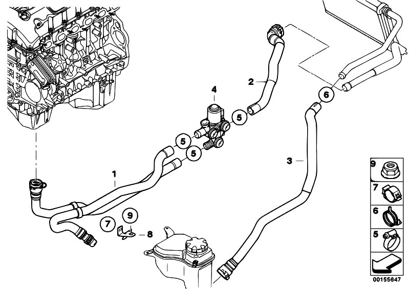 Original Parts for E92 325i N52N Coupe / Heater And Air Conditioning ...