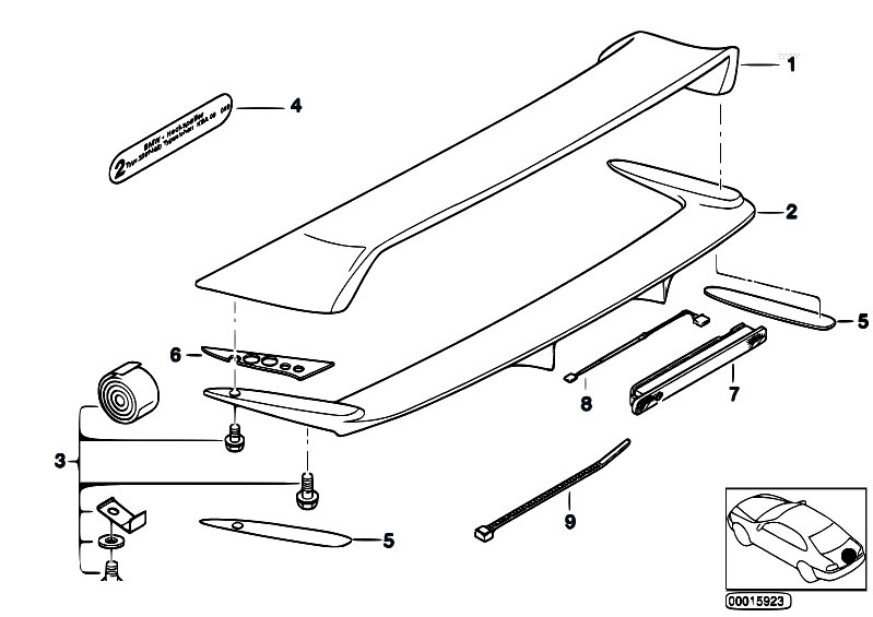 Original Parts for E36 318is M44 Coupe / Bodywork/ Clubsport