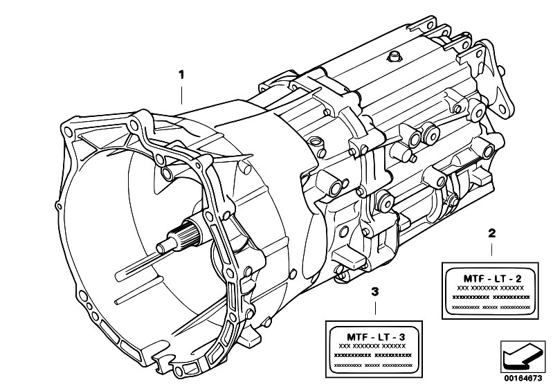 Original Parts for E46 330i M54 Sedan / Manual Transmission 