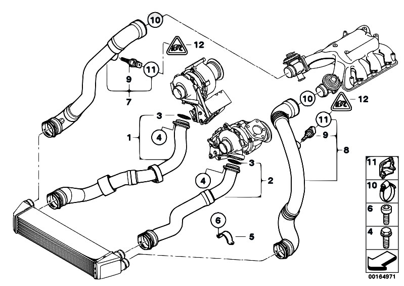 Bmw E38 E39 E46 E65 M47 M47n M57 M67 Agr Egr Thermostat