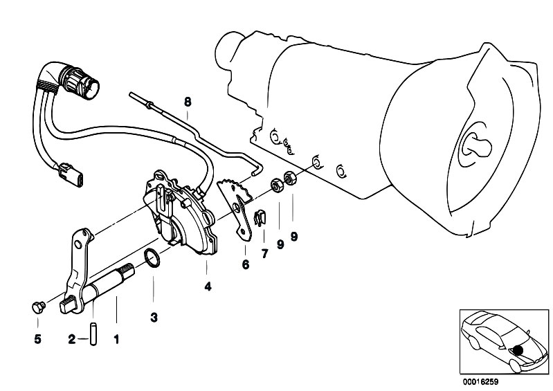 Original Parts for E39 528i M52 / Transmission/ A5s300j Rod Gearbox - eStore-Central.com