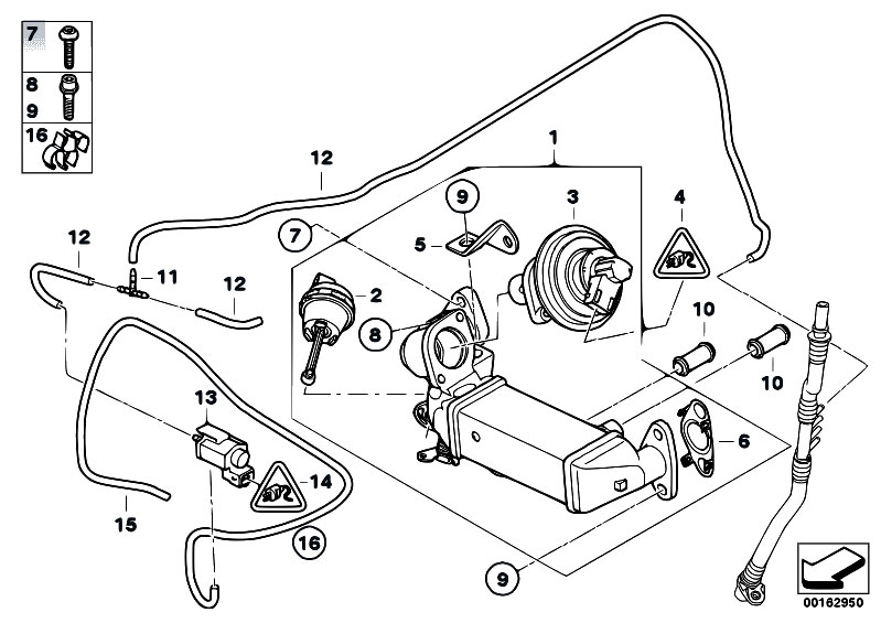 Original Parts for E92 320d N47 Coupe / Engine/ Emission Reduction