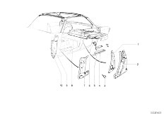 NK 2000C M10 Coupe / Bodywork Body Side Frame Side Member Columns