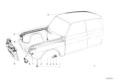 NK 1800ti 4 Zyl Sedan / Bodywork/  Side Panel Front