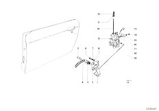 NK 2000CS M10 Coupe / Bodywork Front Door Hinge Door Brake-2