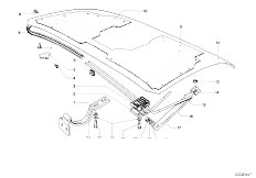 NK 2000C M10 Coupe / Bodywork/  Trunk Lid Hinge Latch