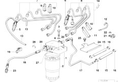 E34 525tds M51 Sedan / Fuel Preparation System/  Fuel Injection System Diesel