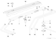 E36 320i M52 Cabrio / Fuel Preparation System/  Fuel Injection System Injection Valve