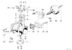 E30 323i M20 2 doors / Fuel Preparation System/  Throttle Housing Assembly