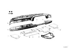 114 2002tii M10 Sedan / Vehicle Trim Dashboard Support