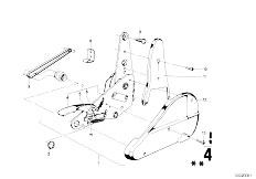 114 1502 M10 Sedan / Seats/  Fitting F Reclining Front Seat