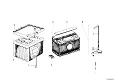 114 1600ti M10 Sedan / Vehicle Electrical System Battery