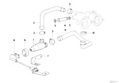 E34 M5 3.6 S38 Sedan / Fuel Preparation System Idle Regulating Valve