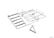 114 2002 M10 Cabrio / Equipment Parts Tool Bag W Tools