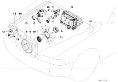 E46 328i M52 Sedan / Heater And Air Conditioning/  Installing Set Automatic Air Conditioner