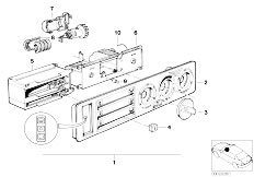 E34 525i M50 Sedan / Heater And Air Conditioning/  Air Conditioning Control