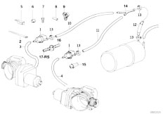 E31 850Ci M70 Coupe / Fuel Preparation System Fuel Tank Breath Valve Disturb Air Valve