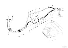 NK 2000tii 4 Zyl Sedan / Fuel Supply/  Fuel Tank-2