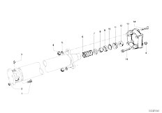 NK 1800ti 4 Zyl Sedan / Drive Shaft/  Drive Shaft Univ Joint Centre Mounting-3