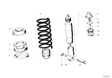 NK 1800 4 Zyl Sedan / Rear Axle/  Rear Coil Spring