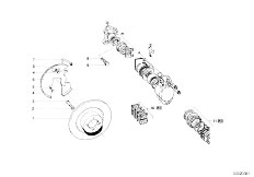 NK 1800ti 4 Zyl Sedan / Brakes Front Wheel Brake Single Circuit