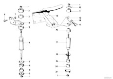 E21 316 M10 Sedan / Engine/  Engine Suspension Damper-2