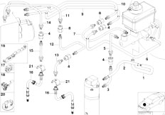 E39 540iP M62 Sedan / Brakes Front Brake Pipe Dsc