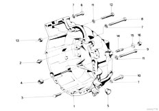 E30 M3 S14 2 doors / Clutch Clutch Bell Housing