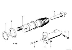 E12 518i M10 Sedan / Clutch/  Output Cylinder Clutch