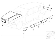 E36 325tds M51 Touring / Vehicle Trim/  Police And Paramedic Sticker