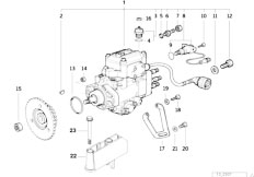 E39 525td M51 Sedan / Fuel Preparation System Diesel Injection Pump