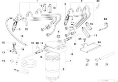 E39 525tds M51 Touring / Fuel Preparation System Fuel Injection System Diesel