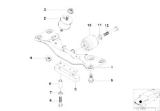 E38 725tds M51 Sedan / Engine And Transmission Suspension Gearbox Mounting