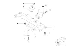 E38 725tds M51 Sedan / Engine And Transmission Suspension Transmission Suspension