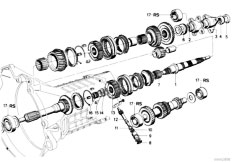 E21 318 M10 Sedan / Manual Transmission/  Getrag 242 Gear Whl Set Parts Speedom Dr