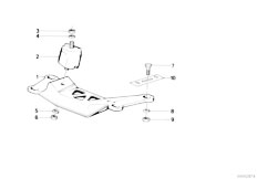 E21 320 M20 Sedan / Manual Transmission Gearbox Suspension