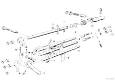 E12 525 M30 Sedan / Manual Transmission/  Getrag 262 Inner Gear Shifting Parts