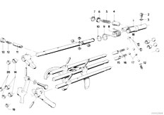 E12 528 M30 Sedan / Manual Transmission Getrag 262 Inner Gear Shifting Parts-2