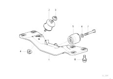 E38 730iL M60 Sedan / Engine And Transmission Suspension/  Gearbox Mounting