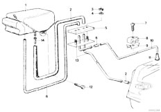 E12 520i M10 Sedan / Fuel Supply Expansion Tank Tubing